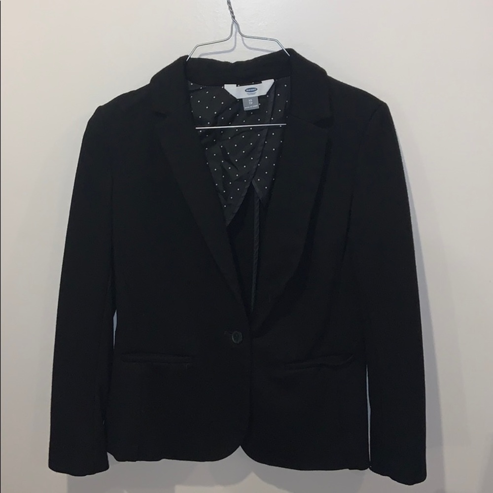 Old Navy Knit XS Black Blazer